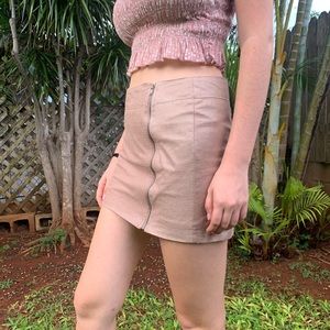 Fou reptile skin mini skirt NWT (kind of)